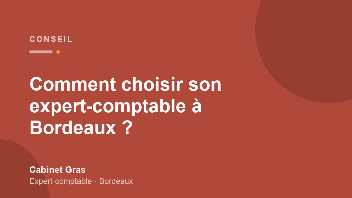 Comment choisir son expert-comptable