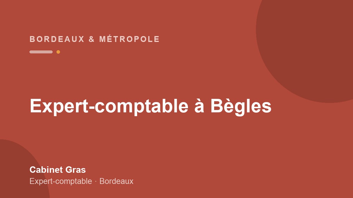 Expert-comptable à Bègles