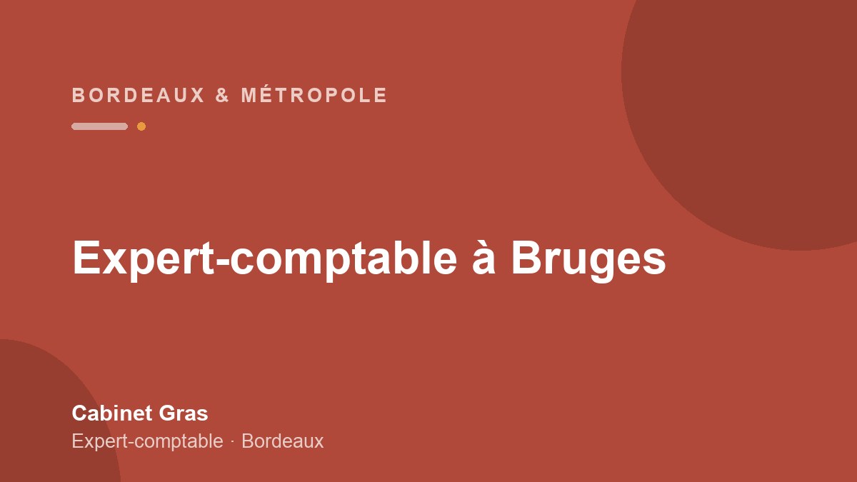 Expert-comptable à Bruges